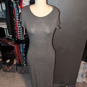 Dalia Charcoal Maxi Dress